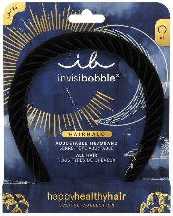 Invisibobble HAIRHALO Eclipse Midnight Ring - Čelenka do vlasů