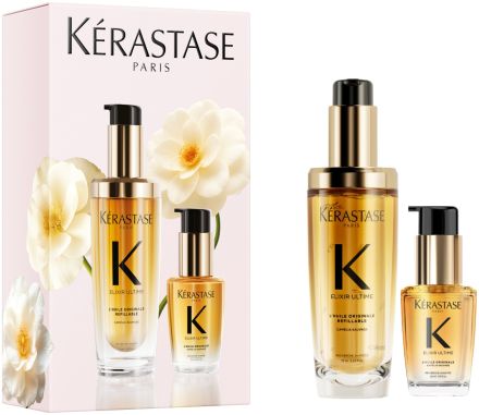 Kérastase Elixir Ultime Duo Spring Set - Zkrášlující vlasový olej 75 ml + zkrášlující vlasový olej 30 ml Dárková sada