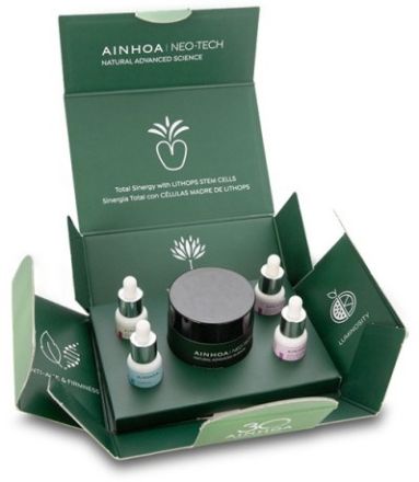 Ainhoa Neo-tech Set - Pleťový noční krém 50 ml + multivit serum 8 ml + Hi-luronic sérum 8 ml + Phyto retin sérum 8 ml + Vegan collagen sérum 8 ml Dárková sada