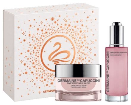 Germaine de Capuccini Timexpert Wrink Less Vánoční Set - Krém Rich 50 ml + oční krém 15 ml Dárková sada