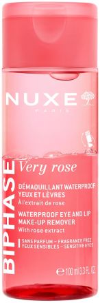 Nuxe Paris Very Rose Eye and Lip Make-up Remover - Dvoufázový odličovač očí a rtů 100 ml