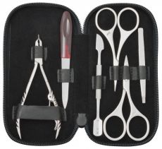 Manikúra Sniper - Kožená manikúrní sada 8-dílná
