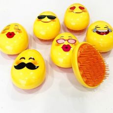 Detangler E-moji - Kartáč na vlasy Smajlík Pohodář