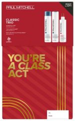 Paul Mitchell Classic Trio Vánoční set - Kondicionér 300 ml + šampon 300 ml + rychleschnoucí sprej 250 ml Dárková sada