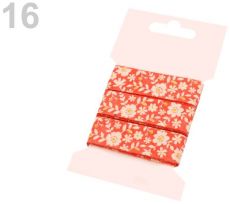 Bavlněná stuha s potiskem 1karta 16 mm/3m