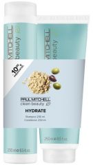 Paul Mitchell Clean Beauty Hydrate Duo Sada - Šampon 250 ml + kondicionér 250 ml Dárková sada