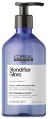 L´oréal Professionnel Serie Expert Blondifier Cool Gloss Shampoo - Rozjasňující šampon pro blond vlasy 500 ml