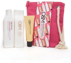 O&M Hydration Gift Bag - Hydratační šampon 350 ml + kondicionér 350 ml + balzám na vlasy 100 g Dárková sada