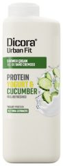 Dicora Urban Fit Protein Yogurt and Cucumber Shower Gel - Sprchový gel jogurt a okurka 400 ml