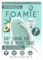Foamie Shaving Bar Aloe You Very Much / Shave The Date - Tuhá pěna na holení 70 g