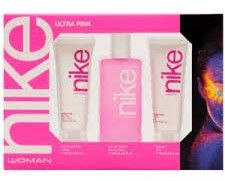 Nike Ultra Pink Woman set - EDT 100 ml + sprchový gel 75 ml + tělové mléko 75 ml Dárková sada