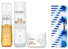 Goldwell Dualsenses Sun Reflects Set2 - Sluneční šampon 250ml + Sluneční maska 200ml + Sluneční sprej 150ml Dárková sada