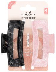 Invisibobble Clipstar Eclipse Glossy - Velký skřipec do vlasů 2 ks