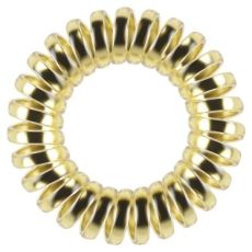 Invisibobble SET S Apres Ski Golden Glamour - Gumička do vlasů 3 ks zlatá + skřipec 1 ks zlatý Dárková sada