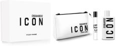 Dsquared2 Icon for her Set - EDP 100 ml + EDP 10 ml + kosmetická taštička Dárková sada