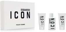 Dsquared2 Icon for her Set - EDP 50 ml + sprchový gel 50 ml + tělové mléko 50 ml Dárková sada