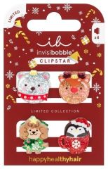 Invisibobble CLIPSTAR KIDS Sparkle in a Cup - Sponka do vlasů 4 ks