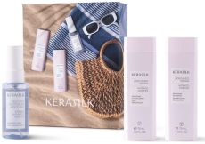 Kerasilk Essentials Repairing Travel Set - Šampon na poškozené vlasy 75ml + Kondicionér pro poškozené vlasy 75ml + Sprej pro poškozené vlasy 50ml Dárková sada