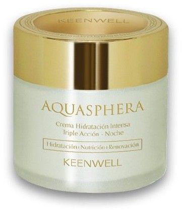 Keenwell Aquasphera Noční krém pro intenzivní hydrataci s trojím účinkem 80 ml
