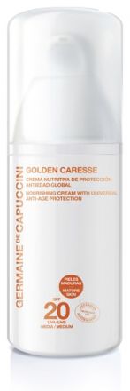 Germaine de Capuccini Golden Caresse Nourishing Cream with Universal Anti-age Protection SPF20- opalovací výživný krém pro zralou pleť SPF20 50ml
