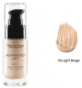 Pierre René Advanced Lift Make up SPF15 - Liftingový make-up č. 04 Light Beige 30 ml