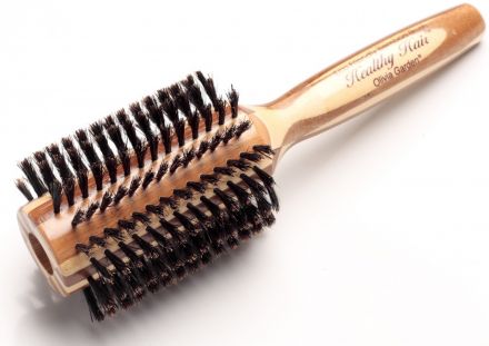 Olivia Garden Healthy Hair Professional - Kulatý bambusový kartáč 40 mm