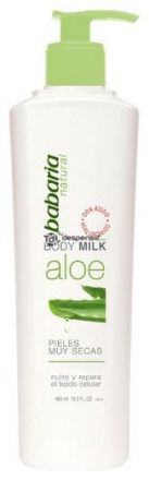 Babaria Aloe Vera Body Milk - Tělové mléko s Aloe Vera 400 ml