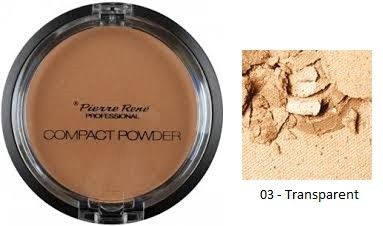 Pierre René Compact Powder Professional - Kompaktní pudr 03 Transparent 8g