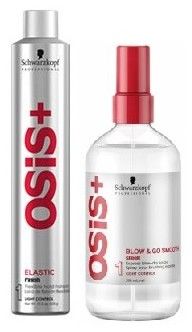 Schwarzkopf Osis+ Volume Set - Vlasový sprej pro objem 200ml + Lak na vlasy 300ml Dárková sada