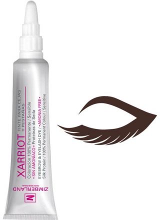 Keenwell Zimberland barva na obočí a řasy bez amoniaku Tmavý Kaštan T-3 15ml