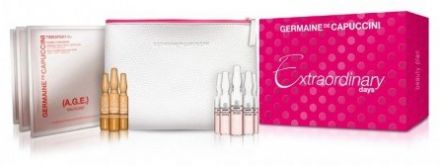 Germaine de Capuccini Timexpert SRNS Extraordinary Sada - Noční kůra 10x2ml + Maska C+ 3x20ml + Vypínací sérum 3x1ml + Neceser Dárková sada
