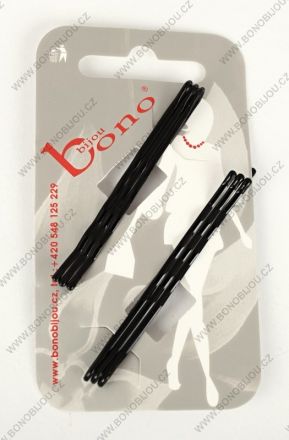 Vlasová sponka černá 6ks