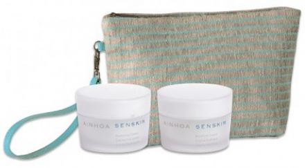 Ainhoa Senskin Letní Set - Hydratační krém 50ml + Výživný krém 50ml + Neceser Dárková sada