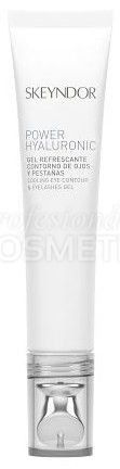Skeyndor Power Hyaluronic Cooling Eye Contour & Lashe Gel - Omlazující gel očního okolí a posílení řas 15ml (bez krabičky)