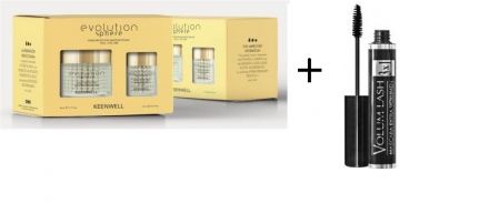 Keenwell Evolution sphere Protecting Sada - Ochranný krém 80ml + Krém na oční okolí 15ml + Řasenka 16 ml Dárková sada