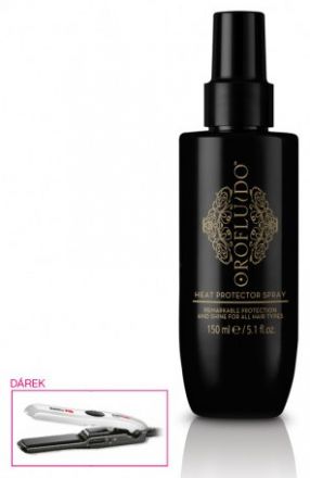 Orofluido Protector Set - Termoochranný prej 150 ml + Mini žehlička Babyliss Pro Sleek BAB2050E Dárková sada