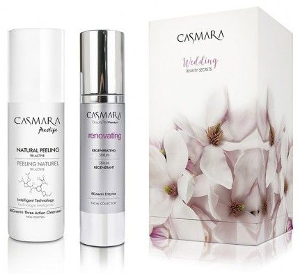 Casmara Wedding Set - Regenerační anti-agingové sérum renovating 50 ml + triaktivní peeling 150 ml Dárková sada