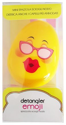 Detangler E-moji - Kartáč na vlasy Smajlík Sladký úsměv