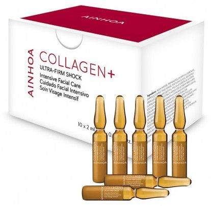 Ainhoa Collagen+ Ultra-Firm Shock - Pleťové intenzivní šokové ošetření Ampule 10x2 ml