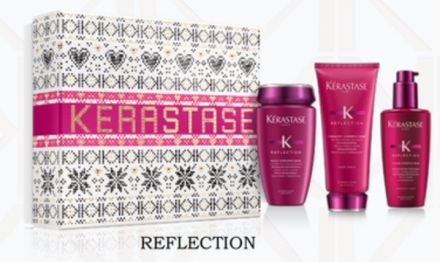 Kérastase Reflection Vánoční sada - Šampon 250 ml + péče 200 ml + olej 125 ml Dárková sada