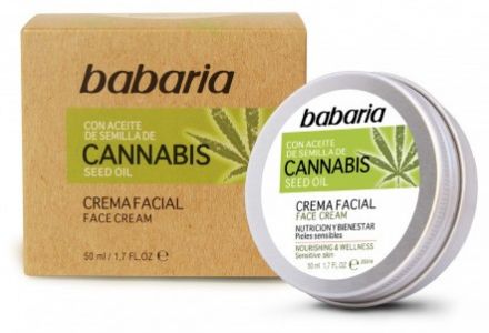 Babaria Face Cream - Pleťový krém Cannabis 50 ml
