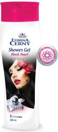 Eurona Cerny Shower Gel Black Pearl - Sprchový gel s Aloe Vera 250 ml