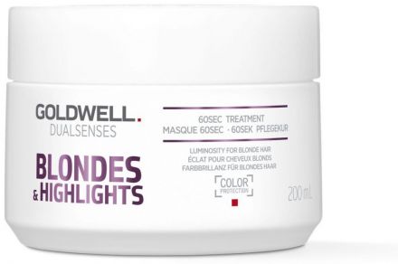 Goldwell Dualsenses Blondes Highlights 60sec Treatment - Regenerační maska na vlasy 200 ml