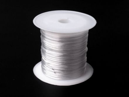 Pruženka/gumička plochá 1mm/10m transparent