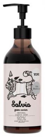 Yope Salvia Green Caviar Natural Liquid Soap - Přírodní tekuté mýdlo s recepturou TGA 500 ml