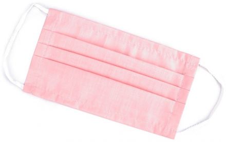 Rouška bavlněná jednovrstvá růžová