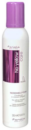 Fanola No Yellow Incredible Foam - Kondicionér ve formě pěny 250 ml