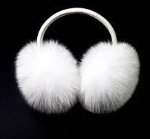 Ariana Grande klapky na uši bílé