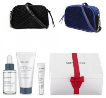 Skeyndor Power Hyaluronic Vánoční Sada Normální pleť - Emulze 50 ml + booster 30 ml + CC krém na oční okolí 15 ml Dárková sada