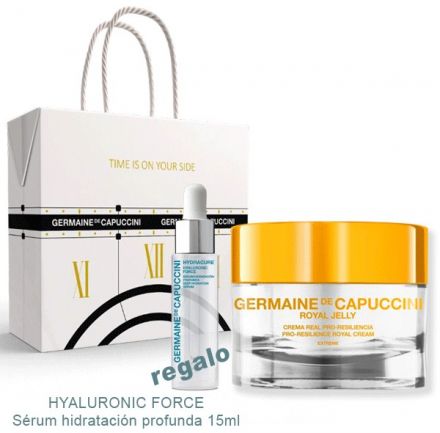 Germaine de Capuccini Royal Jelly Extreme Sada - Krém pro suchou pleť 50 ml + sérum Hyaluronic 15 ml Dárková sada